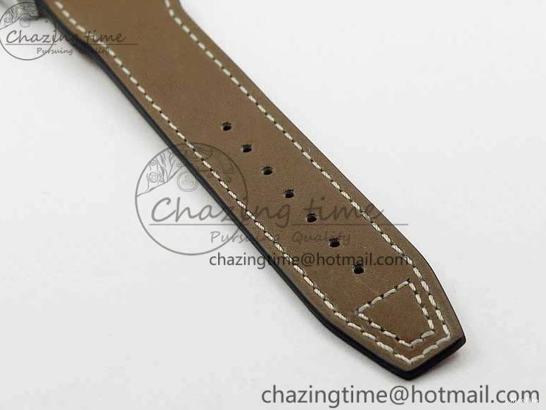 MIROTIME 0509 Pilot Chrono IW377726 ZF 1:1 Best Edition Green Dial on Brown Leather Strap A Trendsetting 7125